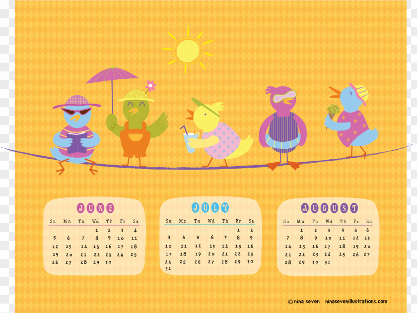 Sakura Calendar Template Desktop Wallpaper Computers Time Summer PNG