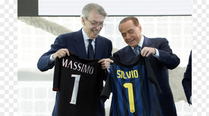 Berlusconi A.C. Milan Inter Iyo T-shirt Suit PNG