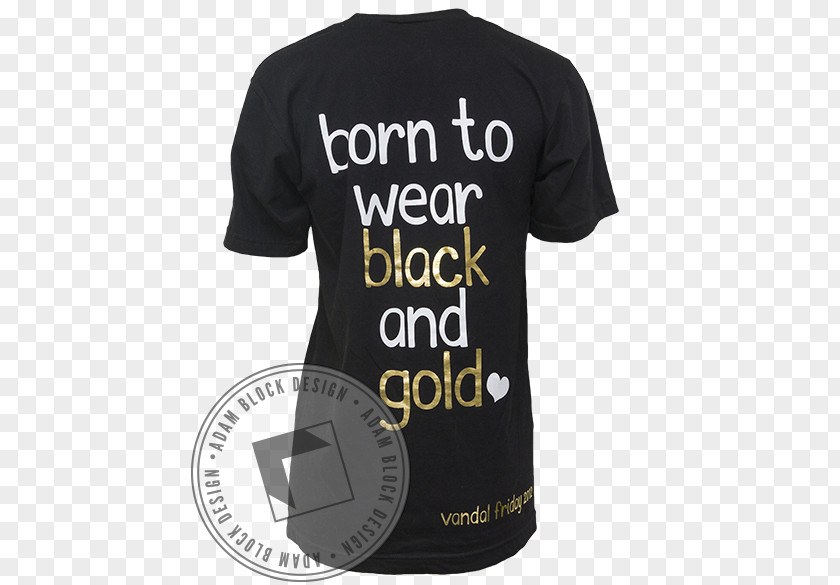 Black And Gold Cheer Uniforms T-shirt Sleeve Logo Font PNG