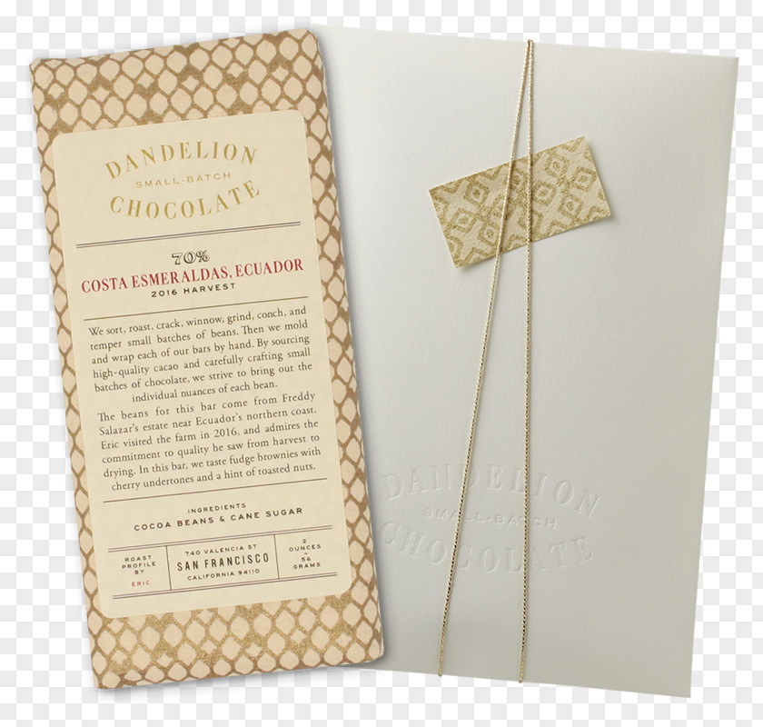 Dandelion Chocolate Bar Cacao Tree Macadamia Nut PNG