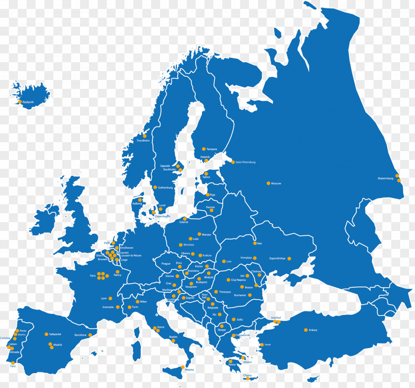 Europe Map Organization Clip Art PNG