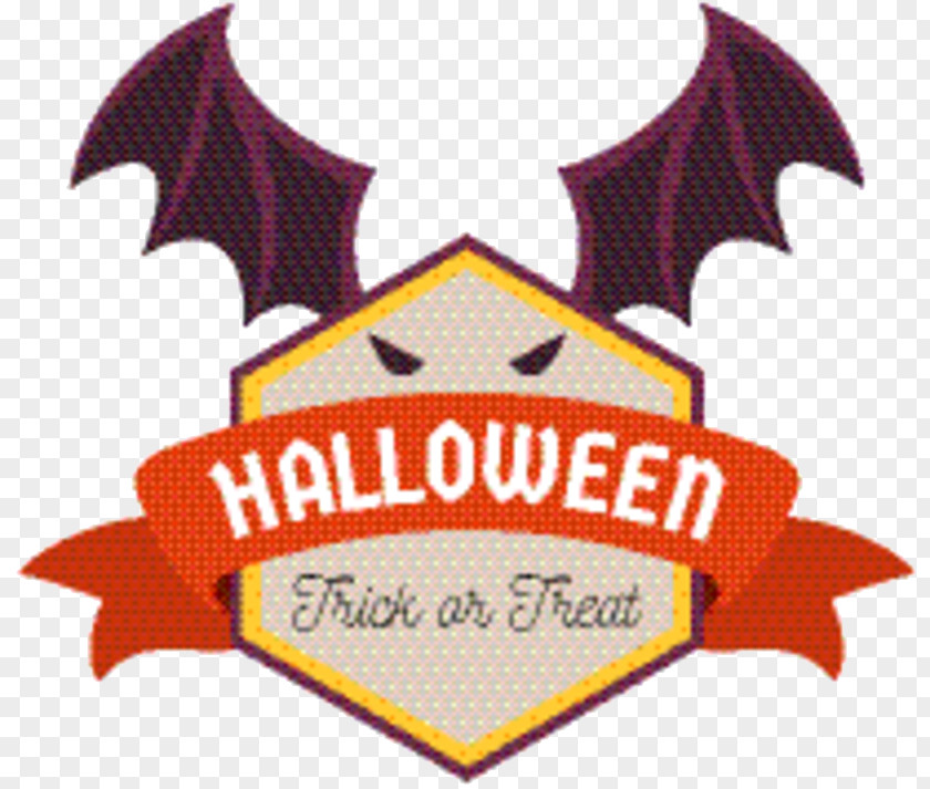 Label Crest Halloween Cartoon Background PNG