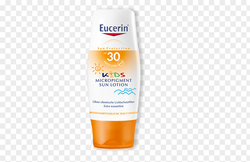 Sun Protection Sunscreen Lotion Eucerin Factor De Protección Solar Skin PNG
