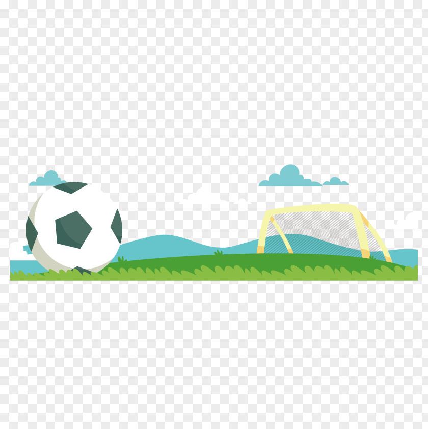 Vector Football Field Pitch Shooting PNG
