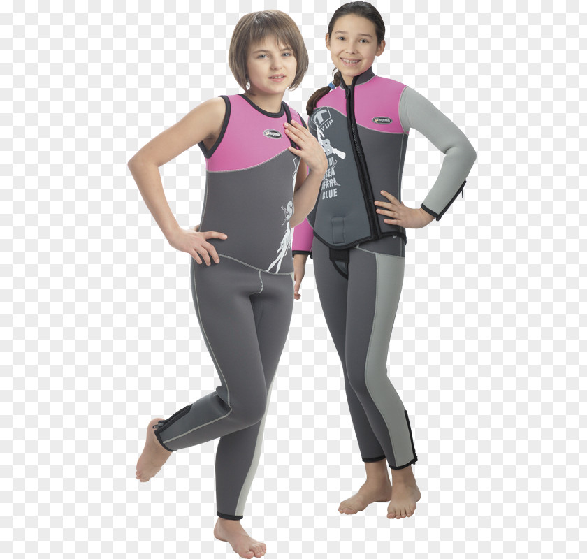 Child Diving Suit Leggings Wetsuit PNG