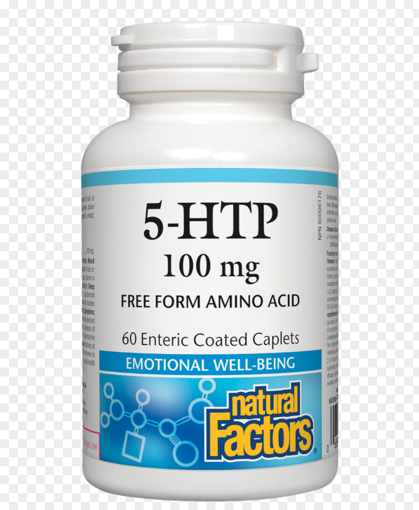 Health 5-Hydroxytryptophan Dietary Supplement Serotonin Amino Acid PNG