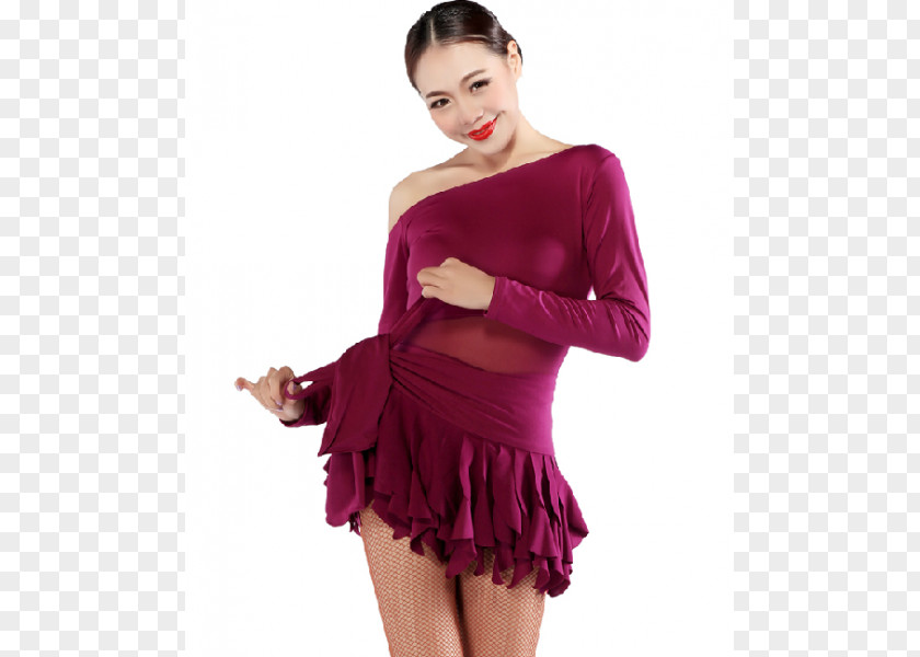 Latin Dance Dress Sleeve Suit PNG