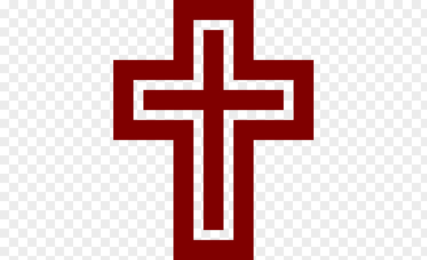 Maroon Christian Cross Clip Art PNG