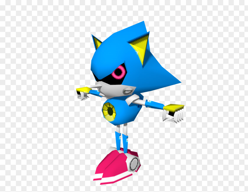 Sonic The Hedgehog 2 Metal Adventure Low Poly PNG