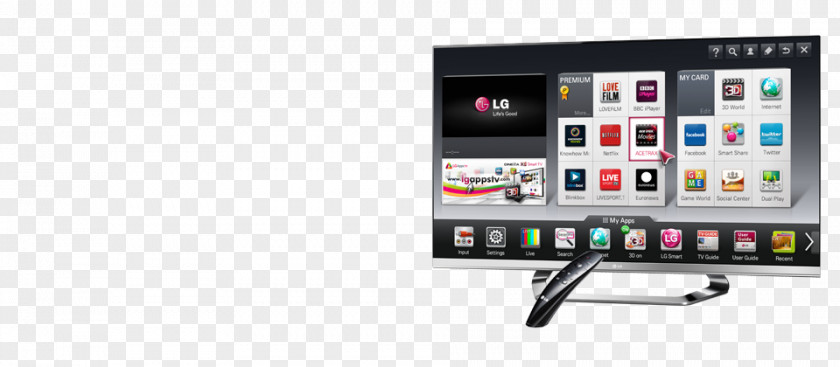 Lg LG Electronics Smart TV LED-backlit LCD 1080p PNG