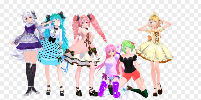 Model MikuMikuDance Hatsune Miku SeeU Megpoid PNG