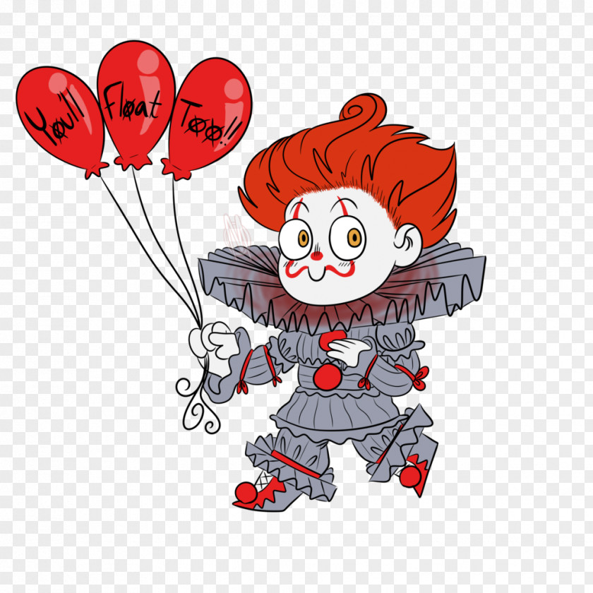 Pennywise The Clown It Fan Art Drawing PNG