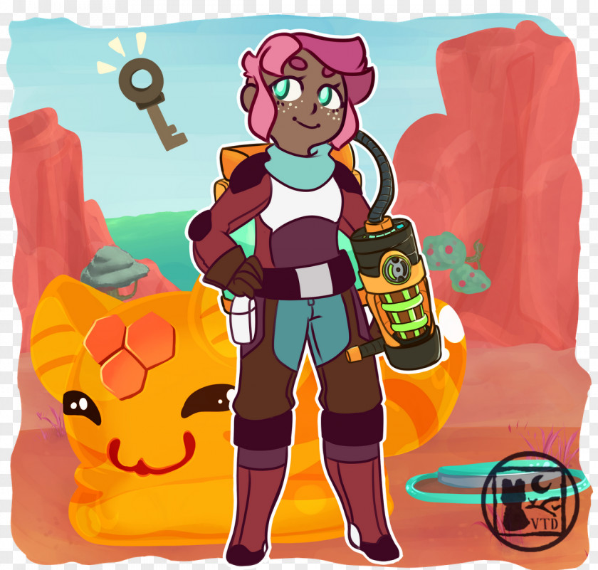 Slime Rancher Fan Art Character PNG