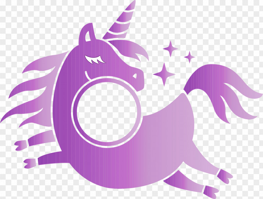 Violet Purple Animation Logo PNG