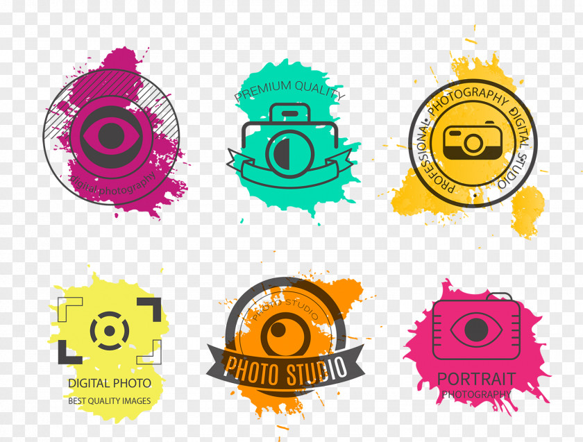 Aesthetic Photographic Vector Elements Logos Photography PNG