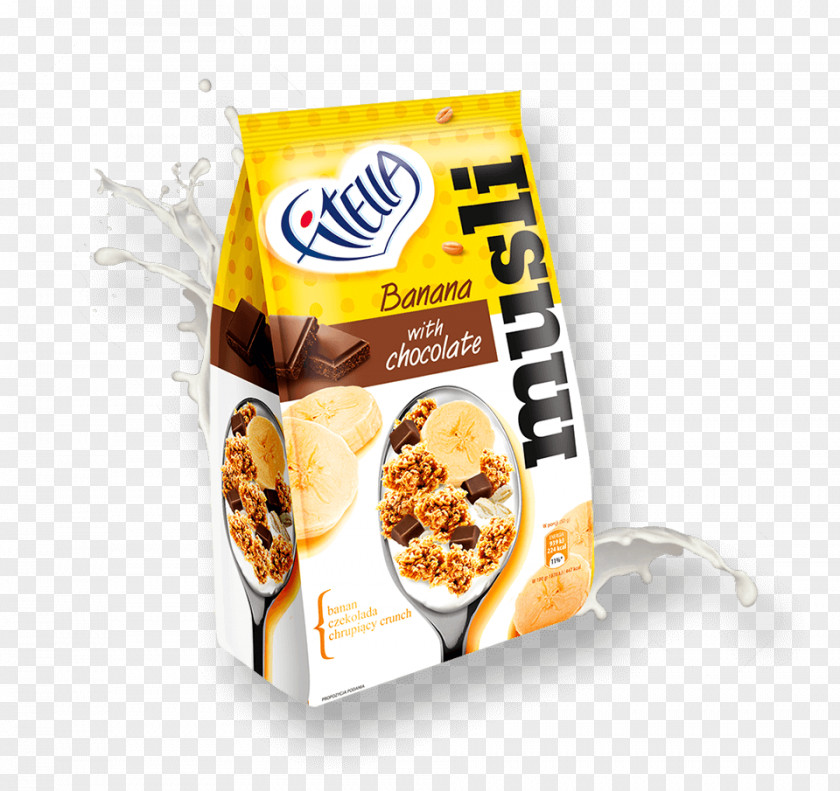 Banana Muesli Corn Flakes Food Chocolate PNG