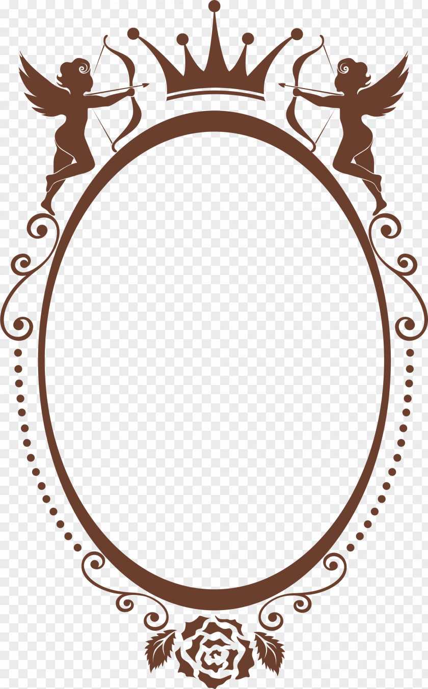 Coffee Crown Frame Valentine's Day Qixi Festival Icon PNG