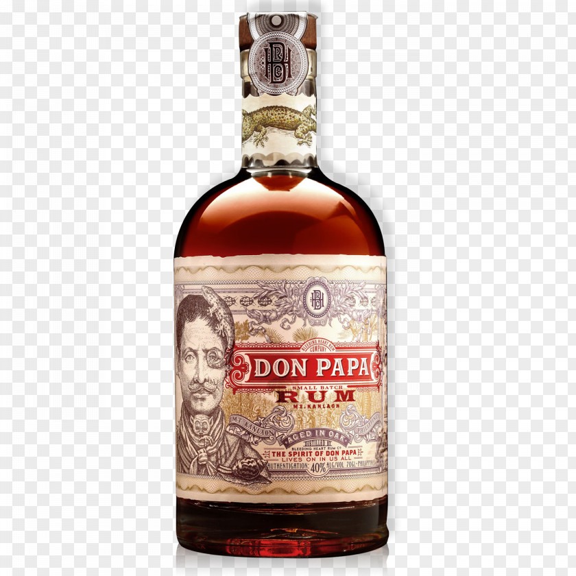 Pepper Aniseed Don Papa Rum Liquor Light Gin PNG