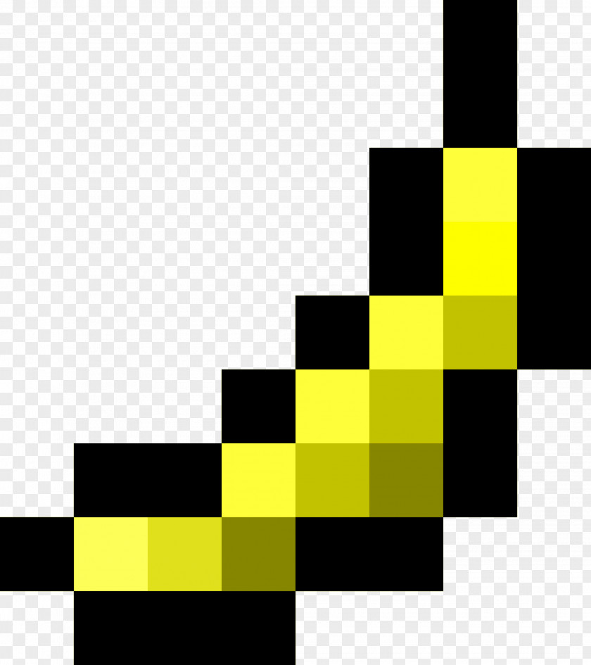 Pixel Banana Clip Art PNG
