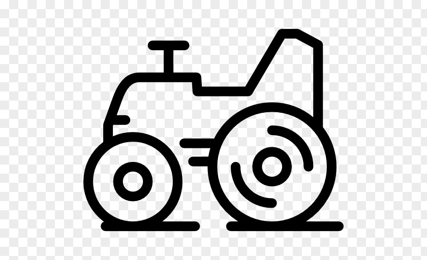 Tractor Agriculture Farm Icon Design PNG