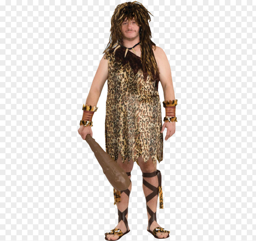 Caveman Illustration Halloween Costume Party Clothing PNG