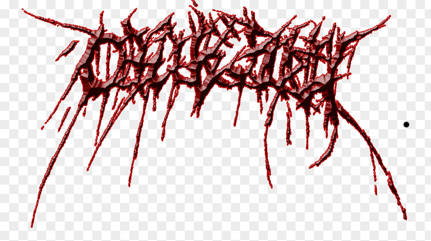 Death Metal Grindcore Heavy Logo Black PNG