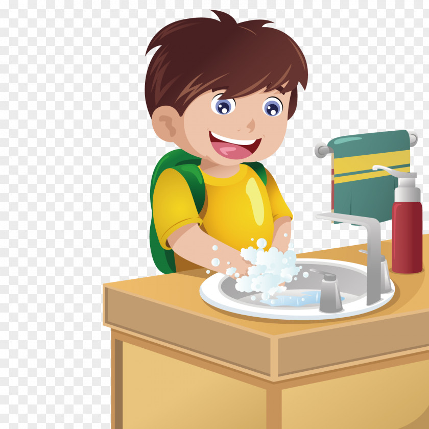 Dishwashing Boy Hand Washing Royalty-free Clip Art PNG