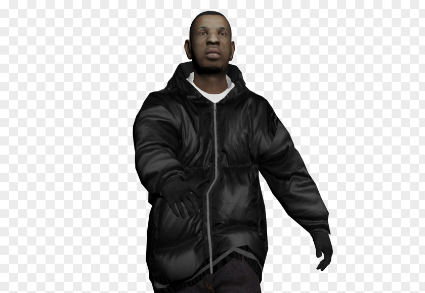 Jacket Hoodie Leather Neck PNG