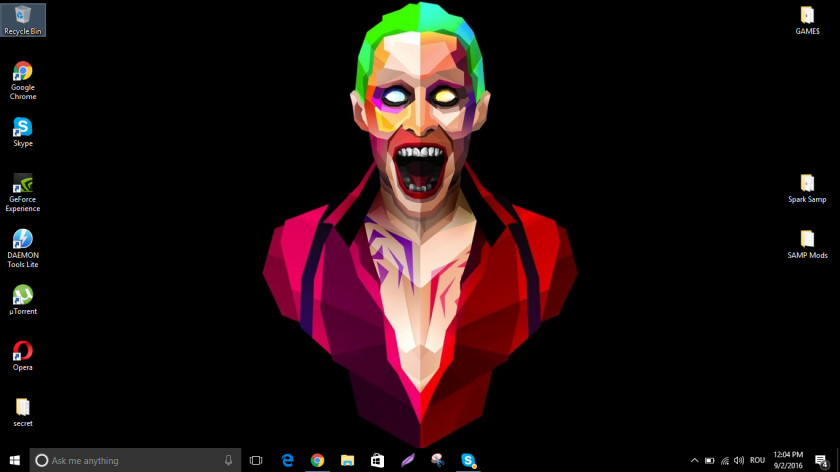 Joker Harley Quinn Jared Leto Suicide Squad Desktop Wallpaper PNG