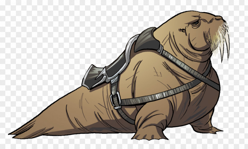 Walrus Sea Lion Dog Cartoon Drawing PNG