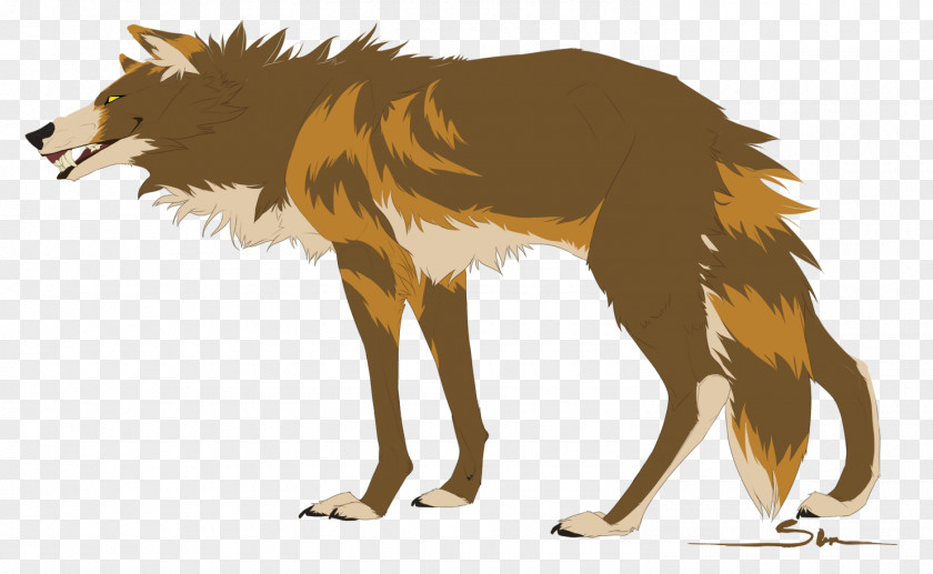 Wolf Fox Gray Red PNG