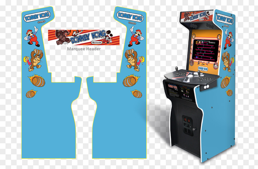 Donkey Kong Super Smash Bros. For Nintendo 3DS And Wii U Arcade Game Cabinet Video PNG