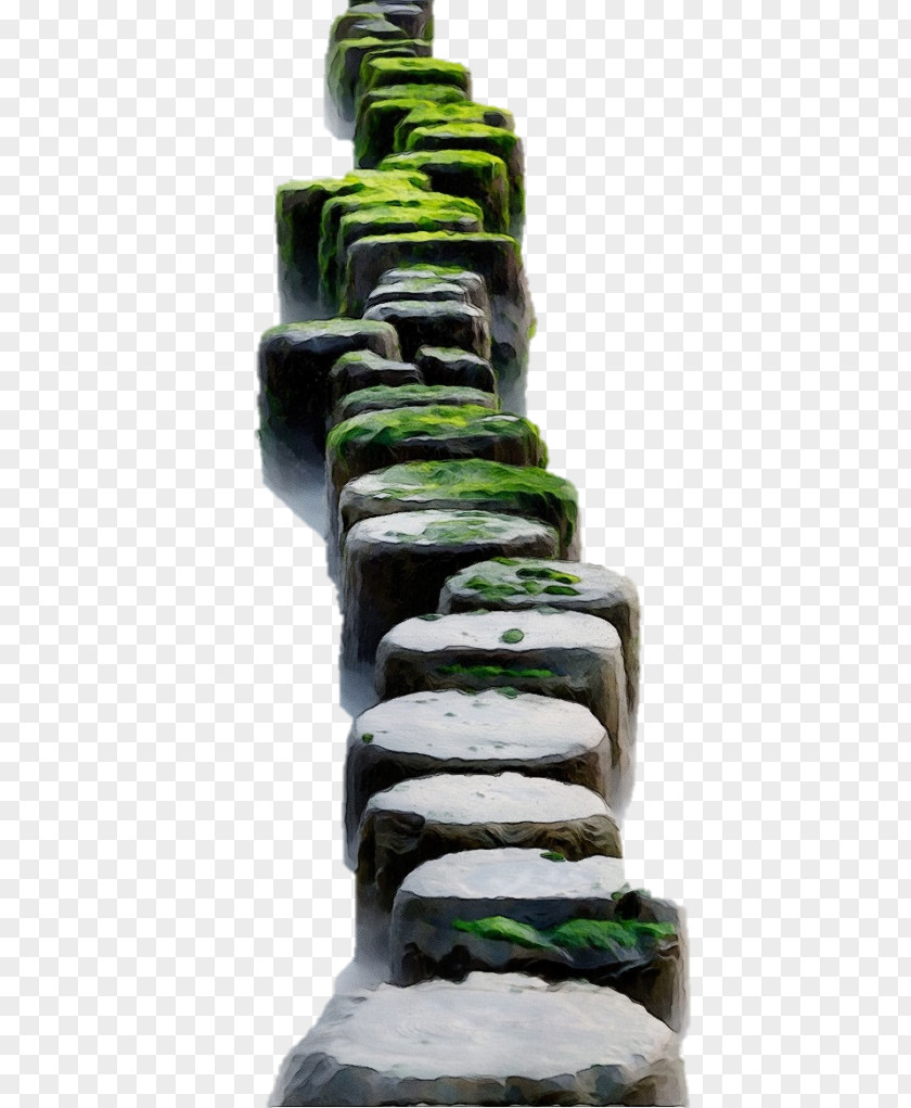 Nonbuilding Structure Totem Green Sculpture Rock PNG