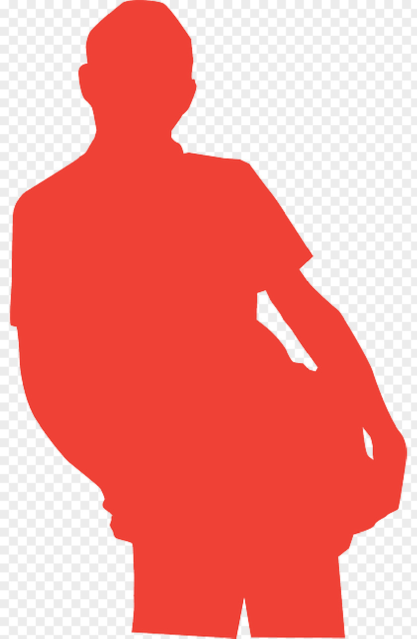 Student Silhouette PNG