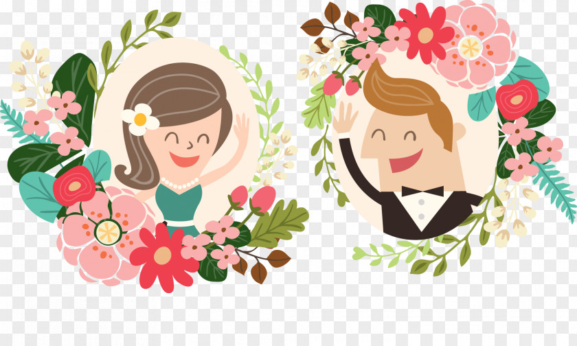 Bride And Groom Wedding Invitation Save The Date Bridegroom Illustration PNG