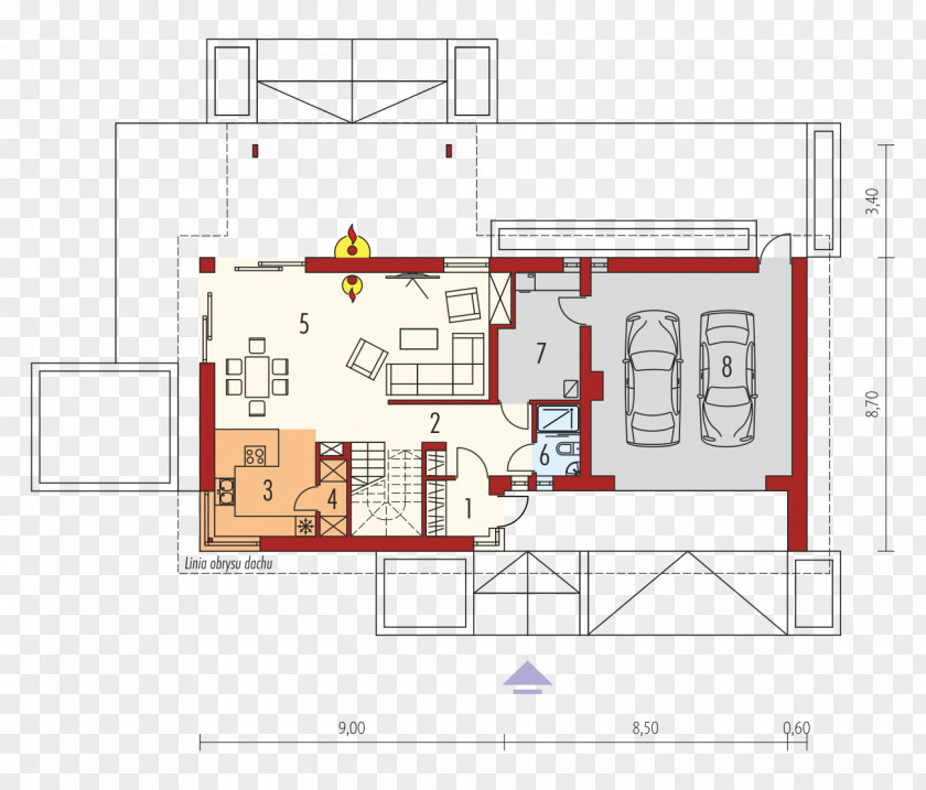 Design Floor Plan Projekt House Altxaera PNG