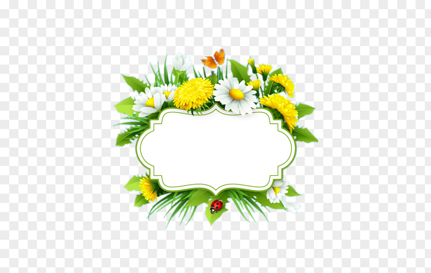 Flowers Title Box PNG title box clipart PNG