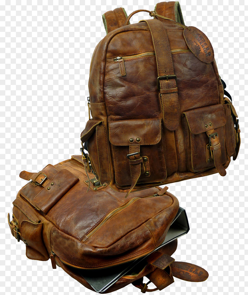 Old Bag Backpack Leather Handbag Duffel Bags PNG