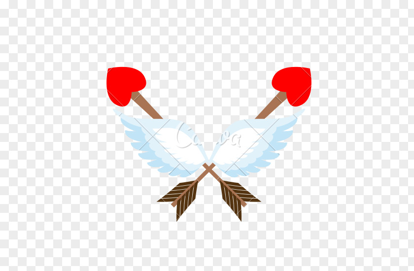 Valentine's Day Cupid Logo PNG