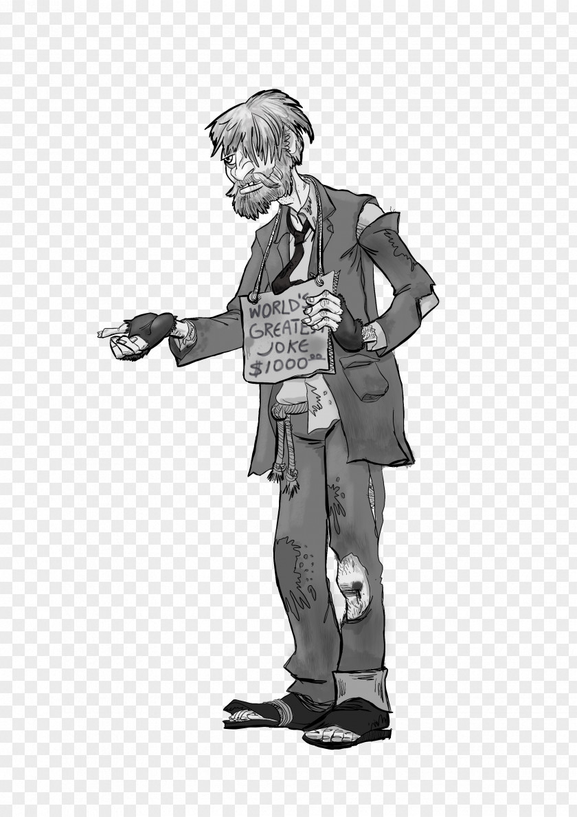 Beggar Costume Design Human Behavior Cartoon PNG