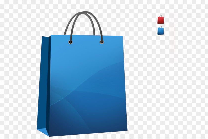 Blue Business Bags Shopping Bag Clip Art PNG