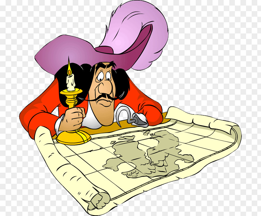 Captain Treasure Map Free Drawing Material Mickey Mouse Winnie The Pooh Walt Disney Company Princess Clip Art PNG