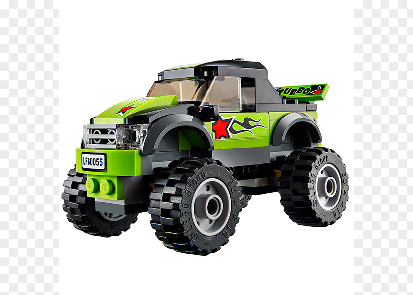 Car LEGO 60055 City Great Vehicles Monster Truck Building Set Toy PNG