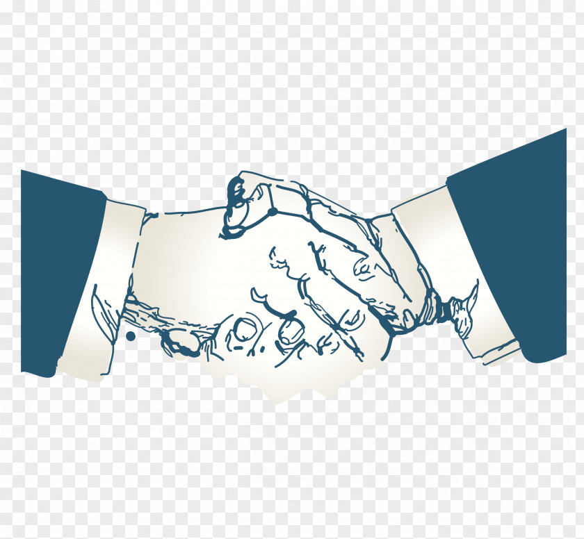 Design Drawing Handshake Image PNG
