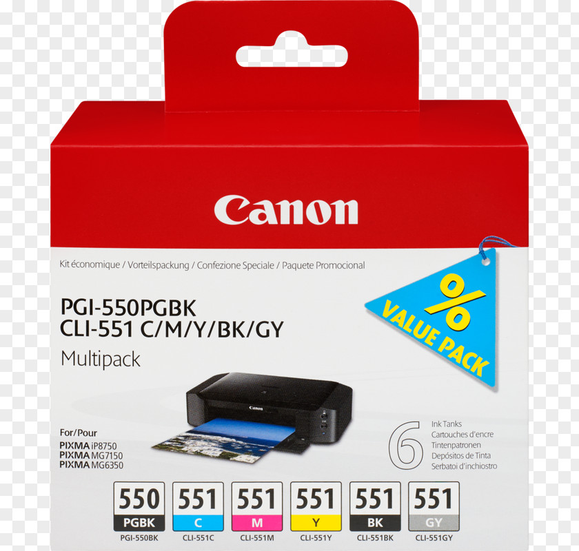 Ink Cartridges Paper Cartridge Canon Printer PNG