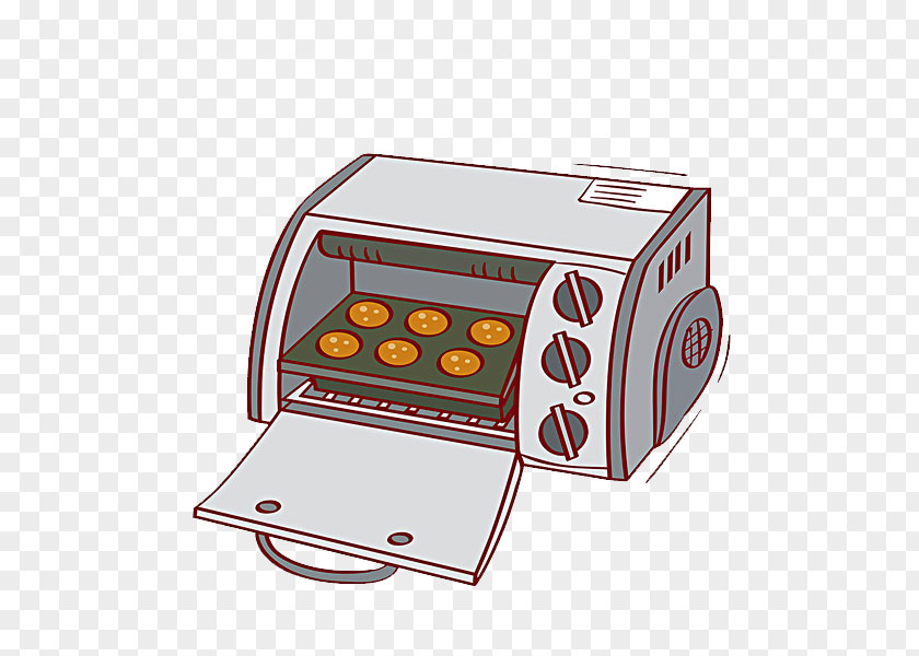 Printer Illustration Furnace Toaster Microwave Oven PNG