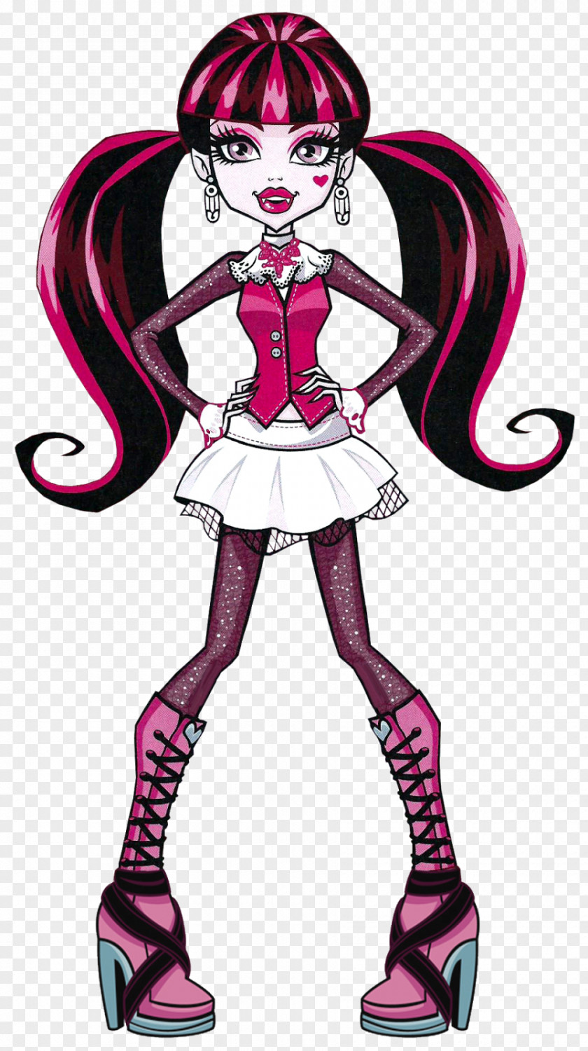 Doll Monster High Original Gouls CollectionClawdeen Wolf Draculaura PNG