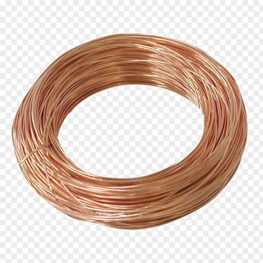 Wire Copper Conductor Rope Magnet PNG