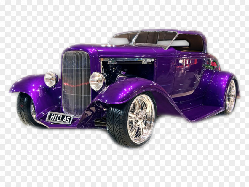 Car Antique Cars Vintage Purple PNG