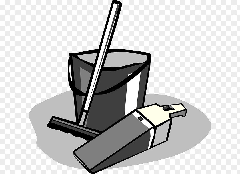 Cleaning Supplies Mop Bedroom Bucket Clip Art PNG